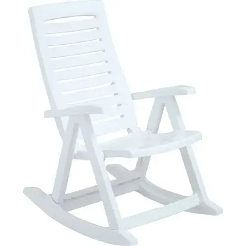 Rimax Resin Rocking Chair White