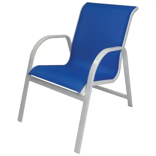 Ocean Breeze Dining Chair Royal Blue White