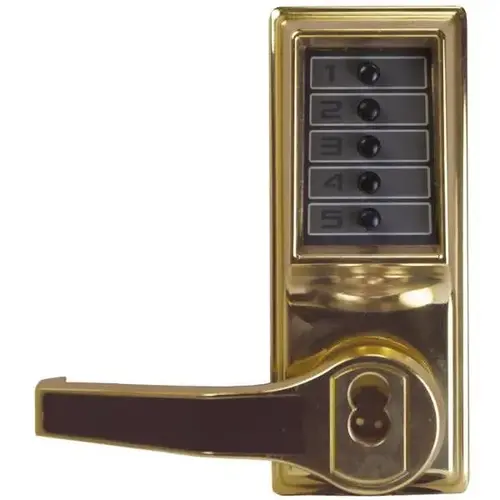 Cylindrical Lever Lock, 6/7-Pin Sfic Prep, Less Core, Brass Cylindrical Lever Lock, 6/7-Pin Sfic Prep, Less Core, Brass