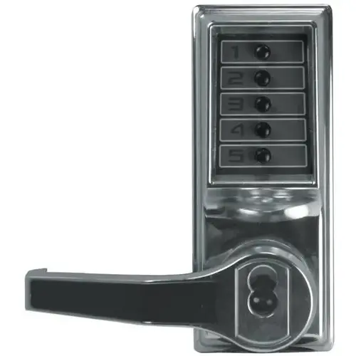 Cylindrical Lever Lock, Bright Chrome, Key Override, Schlage Fsic Prep Cylindrical Lever Lock, Bright Chrome, Key Override, Schlage Fsic Prep
