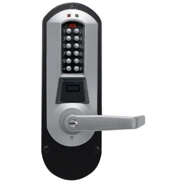 Dormakaba Commercial Hardware E-Plex 5700 Series Grade 1 Cylindrical Sfic Electronic Door Lock (6 7 Pin) Chrome E5731BWL-626-41