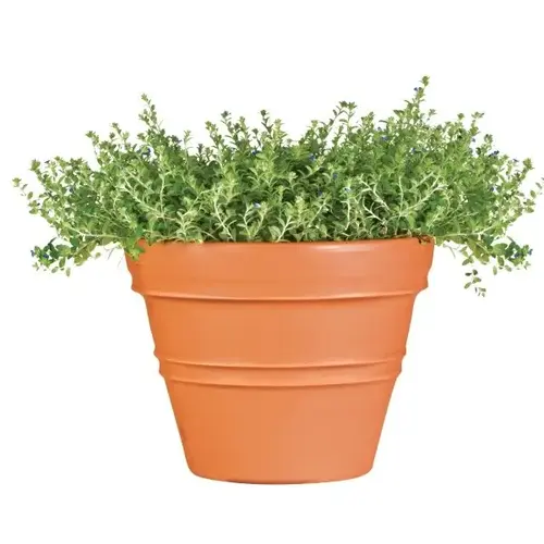 Classic Look Rolled Rim Planter, 21 Diameter, Terracotta Classic Look Rolled Rim Planter, 21 Diameter, Terracotta