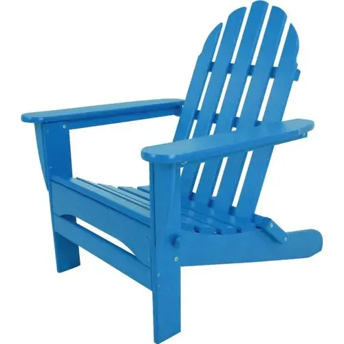 Classic Folding Adirondack In Pacific Blue