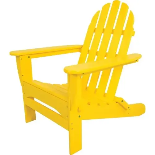 Classic Folding Adirondack In Lemon Classic Folding Adirondack In Lemon