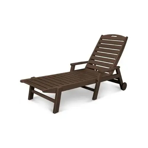 Nautical Chaise Lounge Mahogany