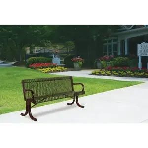 UltraSite 950SM-V6-GREEN 6 ft Portable Capri Courtyard Park Bench - Green