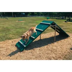BarkPark PBARK-400-NATURAL Dog Park King Of The Hill (Green/Beige)