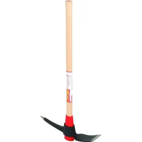 36 In. Pick Mattock W/ Poly Guard Hickory Wood Handle