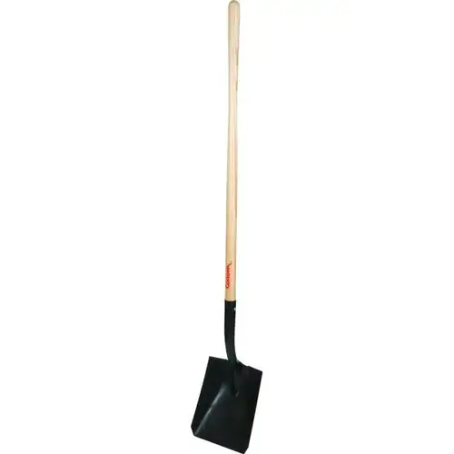 48" Square Point Hollow-Back Shovel, Ash Wood Handle 48" Square Point Hollow-Back Shovel, Ash Wood Handle