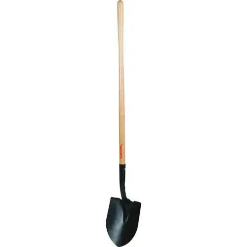 48" Round Point Hollow-Back Shovel, Ash Wood Handle