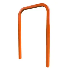 Dero DOWNTOWN-A - IG - EPX ORANGE By Playcore 2-Bike Orange In-Ground Mount Downtown Rack