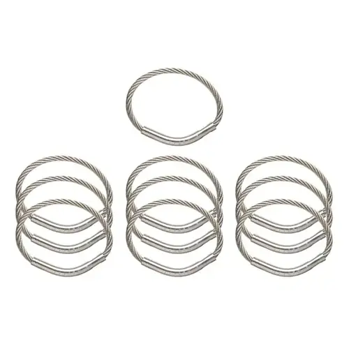 Tamper Proof Key Ring, Flex, 1" Diameter, 3 Cm