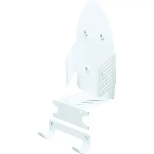 Wall Mount Iron And Board Holder White