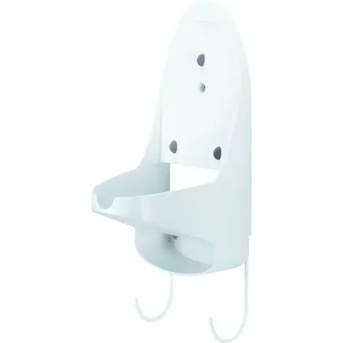 Wall Mount Iron And Board Holder White Wall Mount Iron And Board Holder White