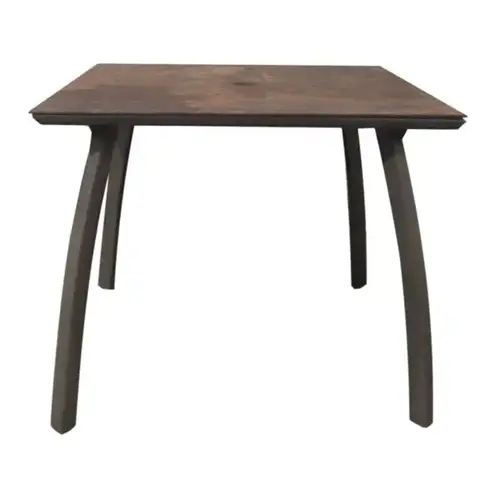 Sunset 36" Square Table In Lava / Fusion Bronze Sunset 36" Square Table In Lava / Fusion Bronze