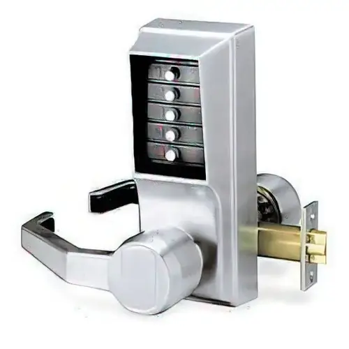Kaba Keypad Entry Mechanical Lock Lh Trim No Key Satin Chrome