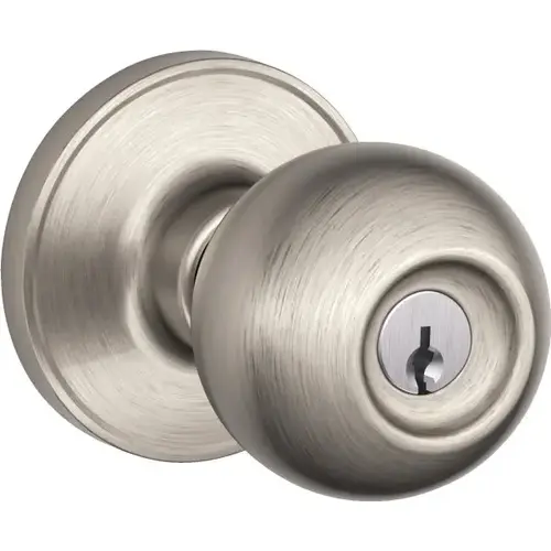 J Series Corona Entry Knob, Satin Nickel J Series Corona Entry Knob, Satin Nickel