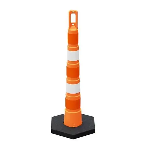 Navicade 42" Channelizing Cone With Handle And 16 Lb. Rubber Base
