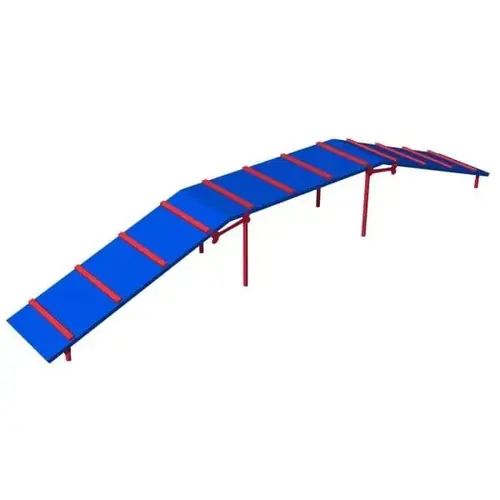 Playful Dog Walk (Red/Blue) Playful Dog Walk (Red/Blue)