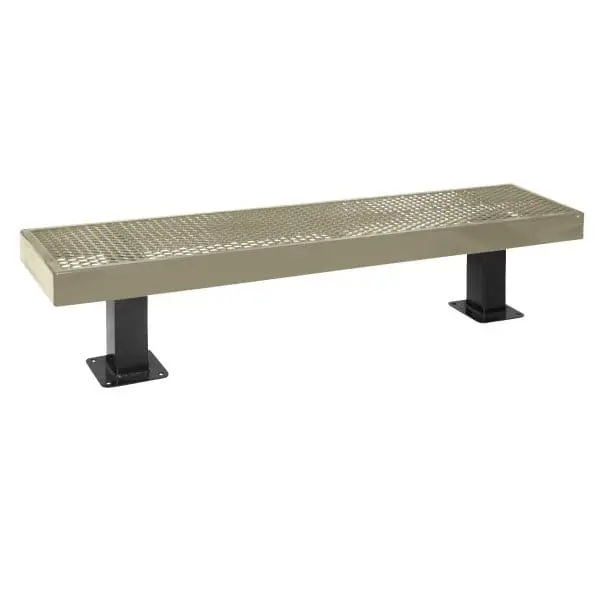 UltraSite Diamond Beige Surface Mount Mall Bench 6 ft 932SM-V6 BEIGE UltraSite Diamond Beige Surface Mount Mall Bench 6 ft 932SM-V6 BEIGE