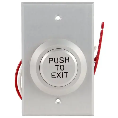 5287 Heavy Duty Push Button Dpst-Pneumatic Timer Push To Exit Black Stainless Steel 5287 Heavy Duty Push Button Dpst-Pneumatic Timer Push To Exit Black Stainless Steel