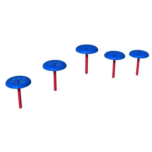 Dog Walk Stepping Paw Platforms (Red/Blue) Dog Walk Stepping Paw Platforms (Red/Blue)