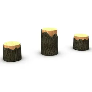 Nature Rocks 3TST 3-Step Tree Stump Steppers