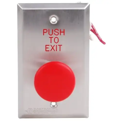 Dortronics 5211-MP23DA/RXE1 5210 Exit Release Red Push To Exit 1-9/16 ...