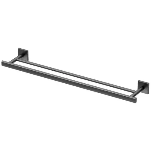 Elevate 24 Double Towel Bar In Matte Black Elevate 24 Double Towel Bar In Matte Black