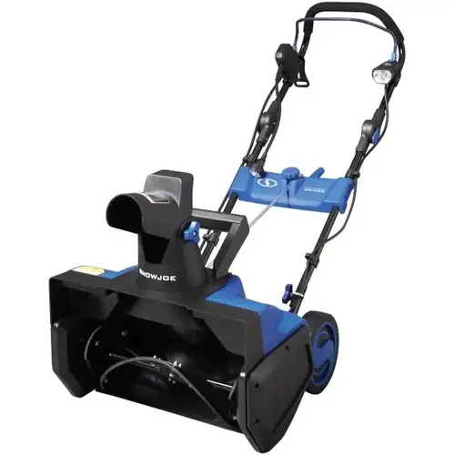 21" 15 Amp Electric Walk Behind Single Stage Snow Blower With Led Light