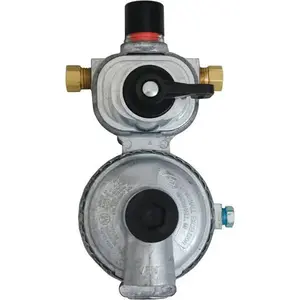 Excela-Flo MEGR-253 1/4 In. Inverted Flare X 3/8 In. FNPT 2-Stage Mec Auto Changeover Regulator