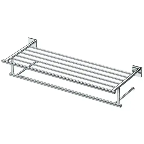 Elevate Minimalist Towel Rack In Chrome Elevate Minimalist Towel Rack In Chrome