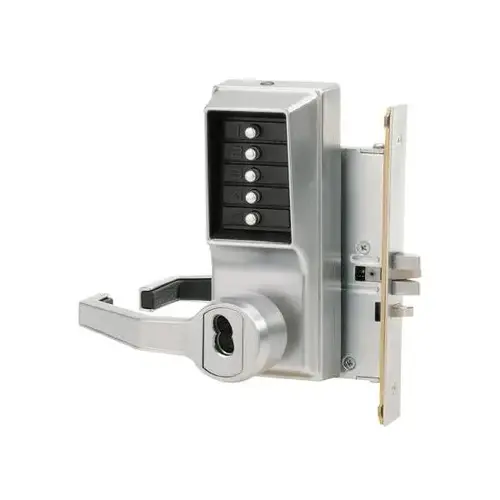 Mortise Combination, Passage, Lockout, Deadbolt,6-Pin,satin Chrome Mortise Combination, Passage, Lockout, Deadbolt,6-Pin,satin Chrome