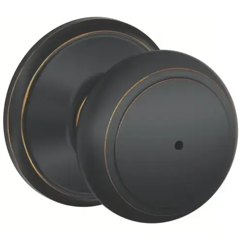F-Series Lock F40 Privacy Lever Andover Knob (Aged Bronze) F-Series Lock F40 Privacy Lever Andover Knob (Aged Bronze)