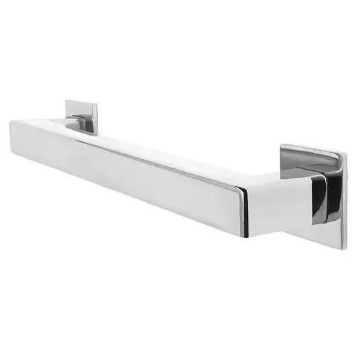 Decorative Square ADA Grab Bar 36 X 1.25" Bright Polished Ss Decorative Square ADA Grab Bar 36 X 1.25" Bright Polished Ss