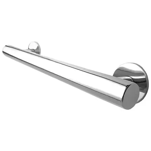 Decorative Grab Bar 18 X 1.25" Bright Polished Stainless Steel Decorative Grab Bar 18 X 1.25" Bright Polished Stainless Steel