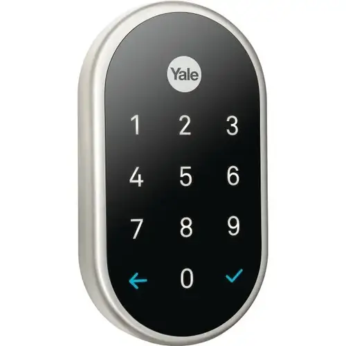 X Yale Lock With Nest Connect - Nickel