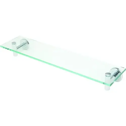 Latitude Ii Chrome Glass Shelf Latitude Ii Chrome Glass Shelf