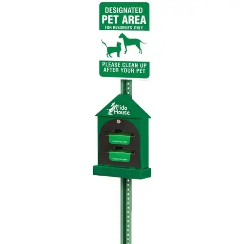 8 Ft. Companion Kit Pet Waste Station W/ Roll Bag Kit 8 Ft. Companion Kit Pet Waste Station W/ Roll Bag Kit