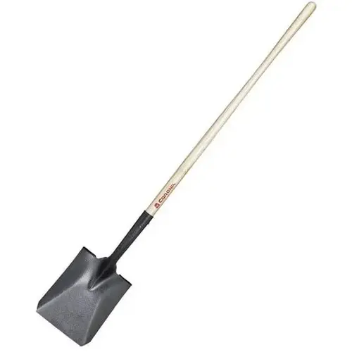 48 In. Square Point Hollow-Back Shovel W/ Ash Wood Handle