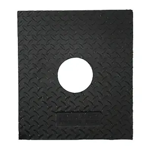 CORTINA 03-730 Products Black Recycled Rubber Delineator Base