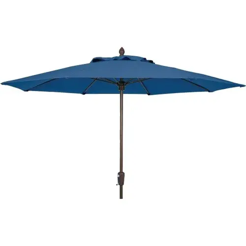 9 ft Crank Market Umbrella, Marine Grade Cover, Pacific Blue 9 ft Crank Market Umbrella, Marine Grade Cover, Pacific Blue