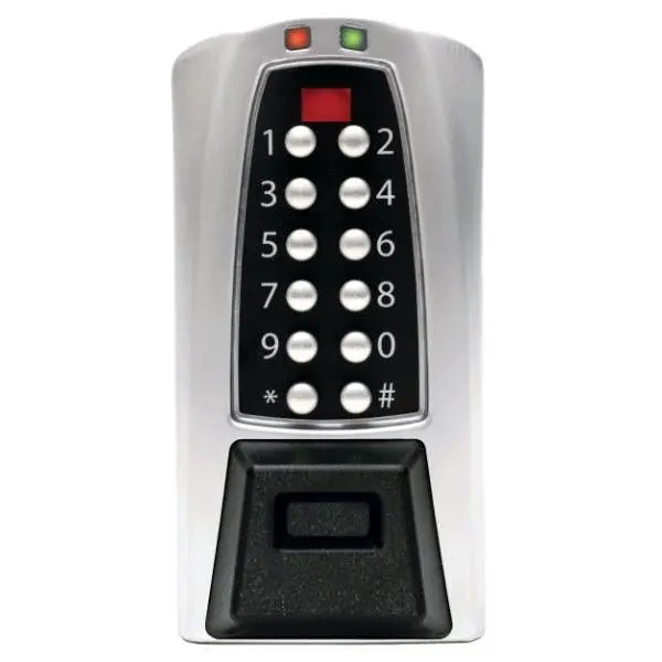 Dormakaba Commercial Hardware E-Plex 5770 Stand-Alone Access Controller 2.75 Backset 1.75 Thk Door Grade 1 Chrome E5770-626-41