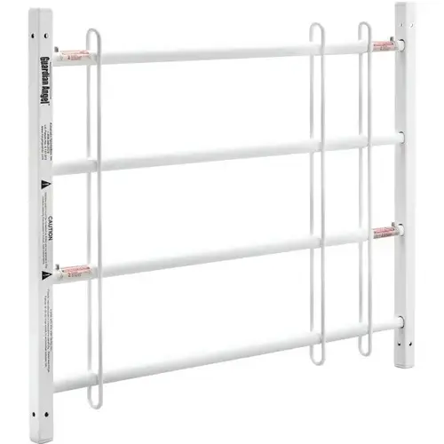Window Guard With Safety Release, 4-Bar, 23-35 Wide Window Guard With Safety Release, 4-Bar, 23-35 Wide