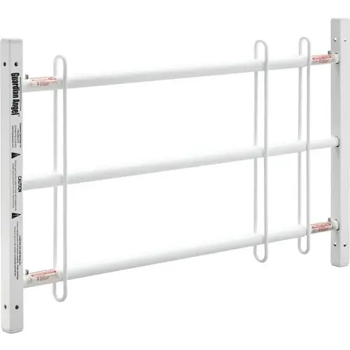 Window Guard With Safety Release, 3-Bar, 17-23 Wide