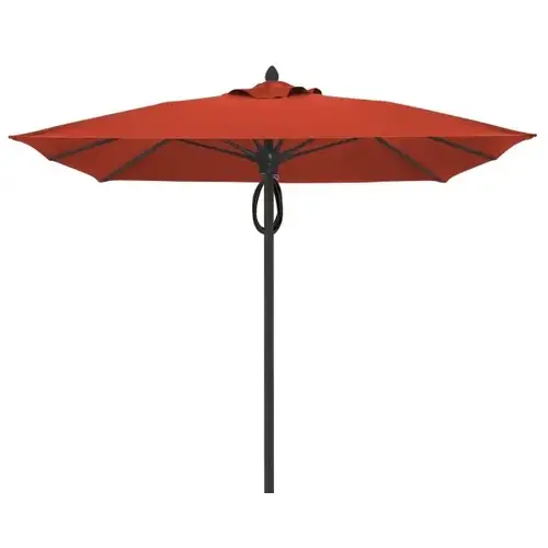 Oceana Terracotta Acrylic Umbrella With Black Pole 7-1/2 ft