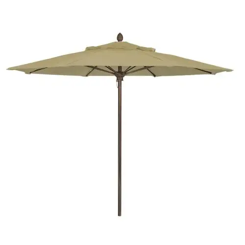 Lucaya Beige Marine Umbrella With Champagne Bronze 8 ft