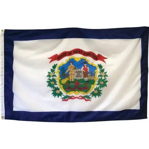 State Flag West Virginia 5 ft X 3 ft