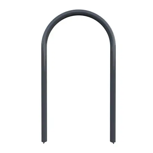 By Playcore 2-Bike Iron Gray In-Ground Mount Hoop Rack