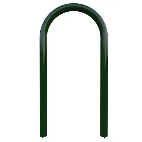 By Playcore 2-Bike Hunter Green In-Ground Mount Heavy-Duty Hoop Rack